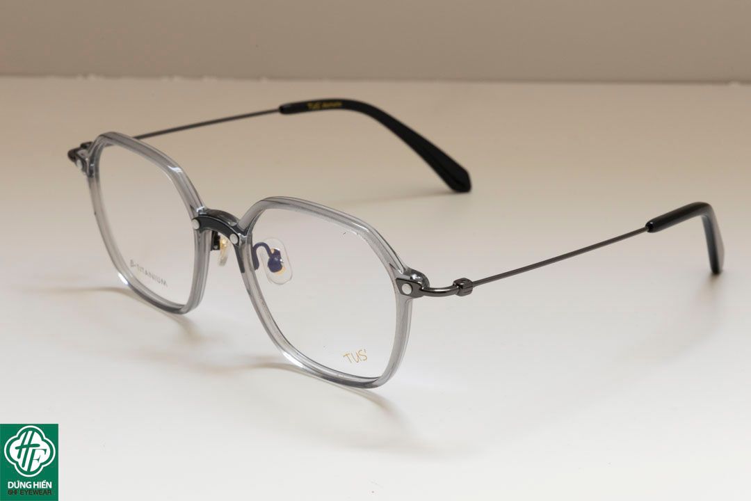  HP 2021302 # Gọng TUS'   β- Titanium + Acetate : Độ Lạ - Unique Mini 