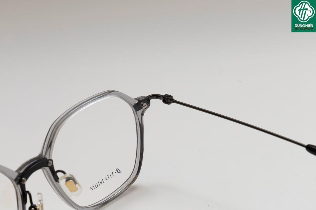  HP 2021302 # Gọng TUS'   β- Titanium + Acetate : Độ Lạ - Unique Mini 