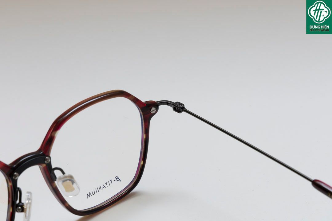  HP 2021302 # Gọng TUS'   β- Titanium + Acetate : Độ Lạ - Unique Mini 