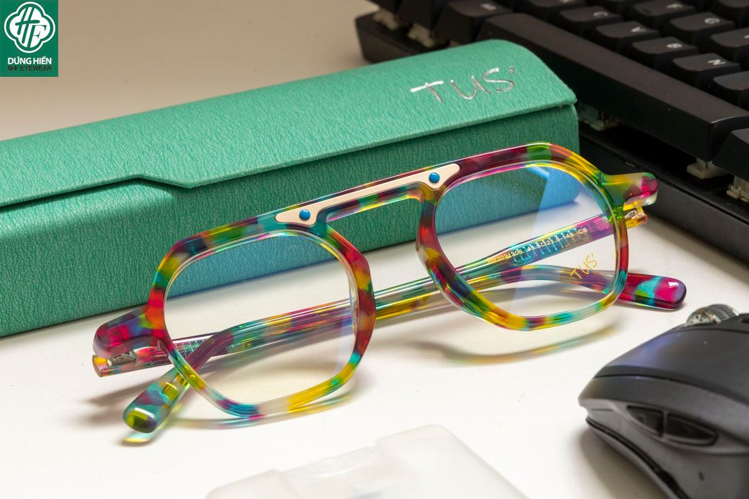  HP 2021305 #Gọng TUS'  Acetate:  Độ Lạ - Unique Mini 