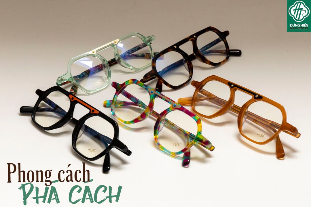  HP 2021305 #Gọng TUS'  Acetate:  Độ Lạ - Unique Mini 