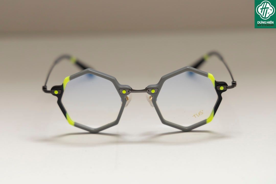  HP 2021308 # Gọng TUS'   β- Titanium + Acetate: Độ Lạ - Unique Mini 