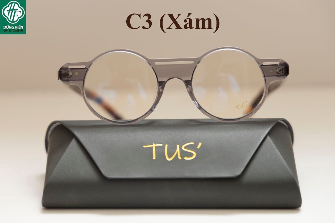  HP 213 #Gọng TUS'   Acetate : Độ Lạ - Unique Mini 