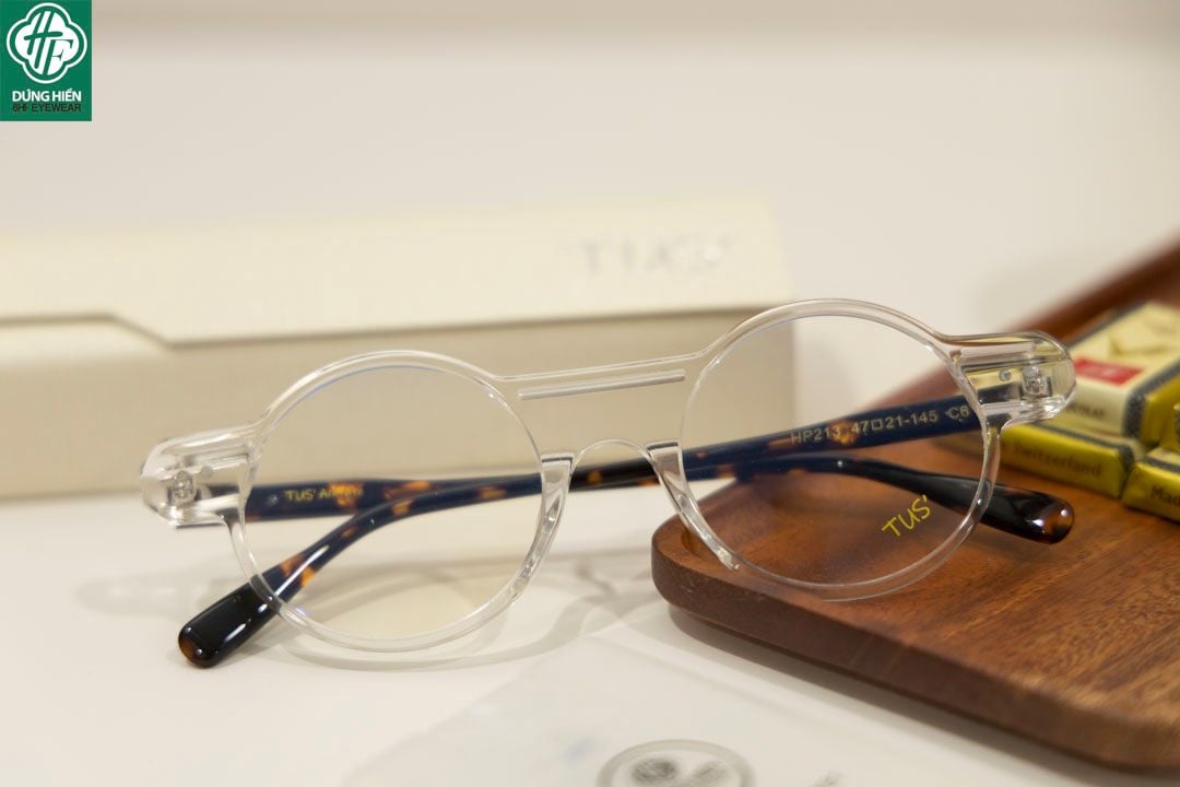  HP 213 #Gọng TUS'   Acetate : Độ Lạ - Unique Mini 