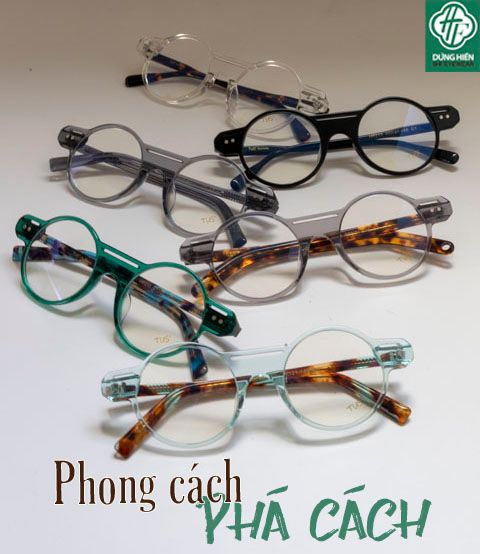  HP 213 #Gọng TUS'   Acetate : Độ Lạ - Unique Mini 