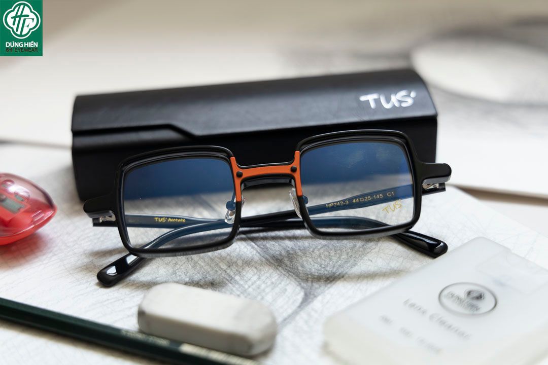  HP 242-3 # Gọng TUS'   Acetate : Độ Lạ - Unique Mini 