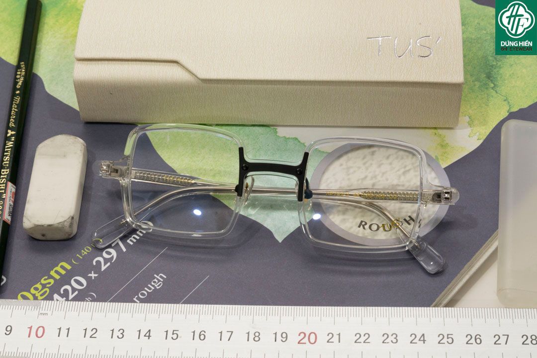  HP 242-3 # Gọng TUS'   Acetate : Độ Lạ - Unique Mini 