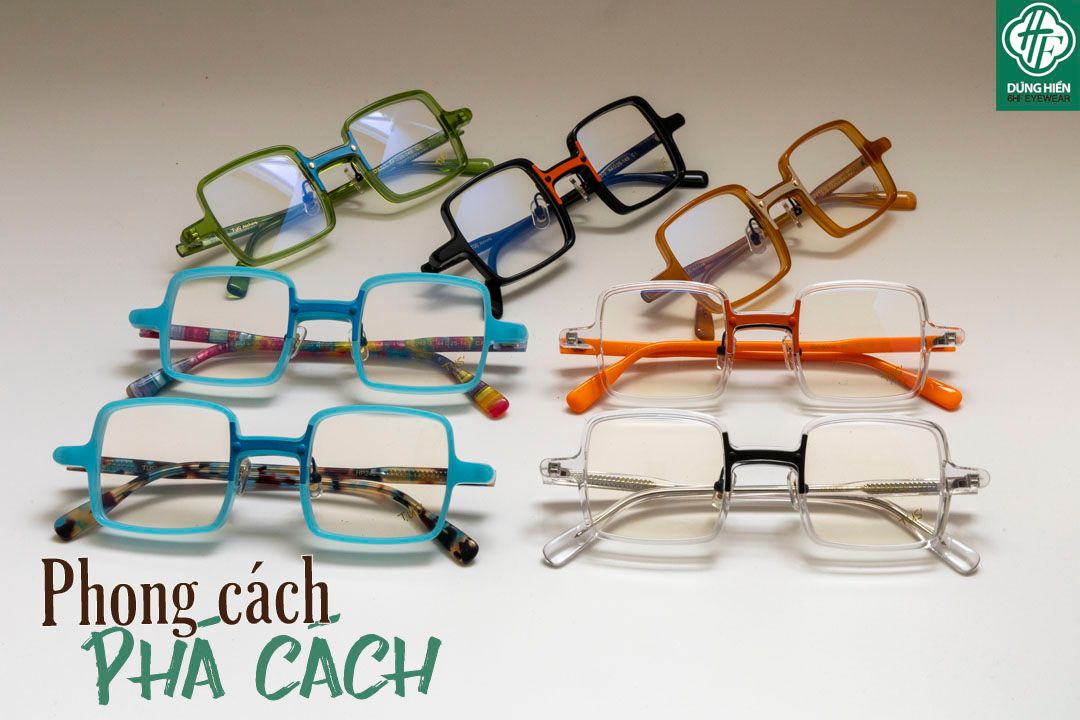  HP 242-3 # Gọng TUS'   Acetate : Độ Lạ - Unique Mini 