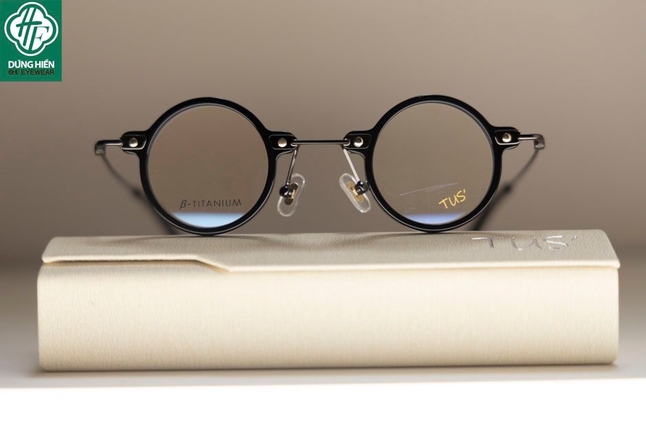  HP 501 # Gọng TUS'  Acetate+ β- Titanium:  Độ Lạ - Unique Mini 