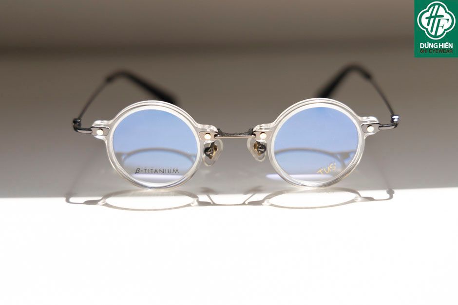  HP 501 # Gọng TUS'  Acetate+ β- Titanium:  Độ Lạ - Unique Mini 
