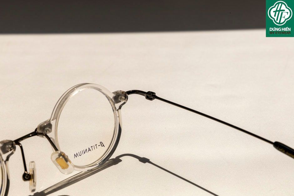  HP 501 # Gọng TUS'  Acetate+ β- Titanium:  Độ Lạ - Unique Mini 