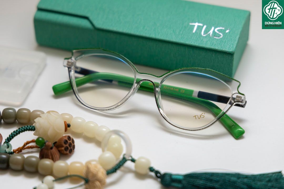 HPT 052 # TUS' :Gọng nhựa Acetate frames Độ Lạ - Unique Mini 