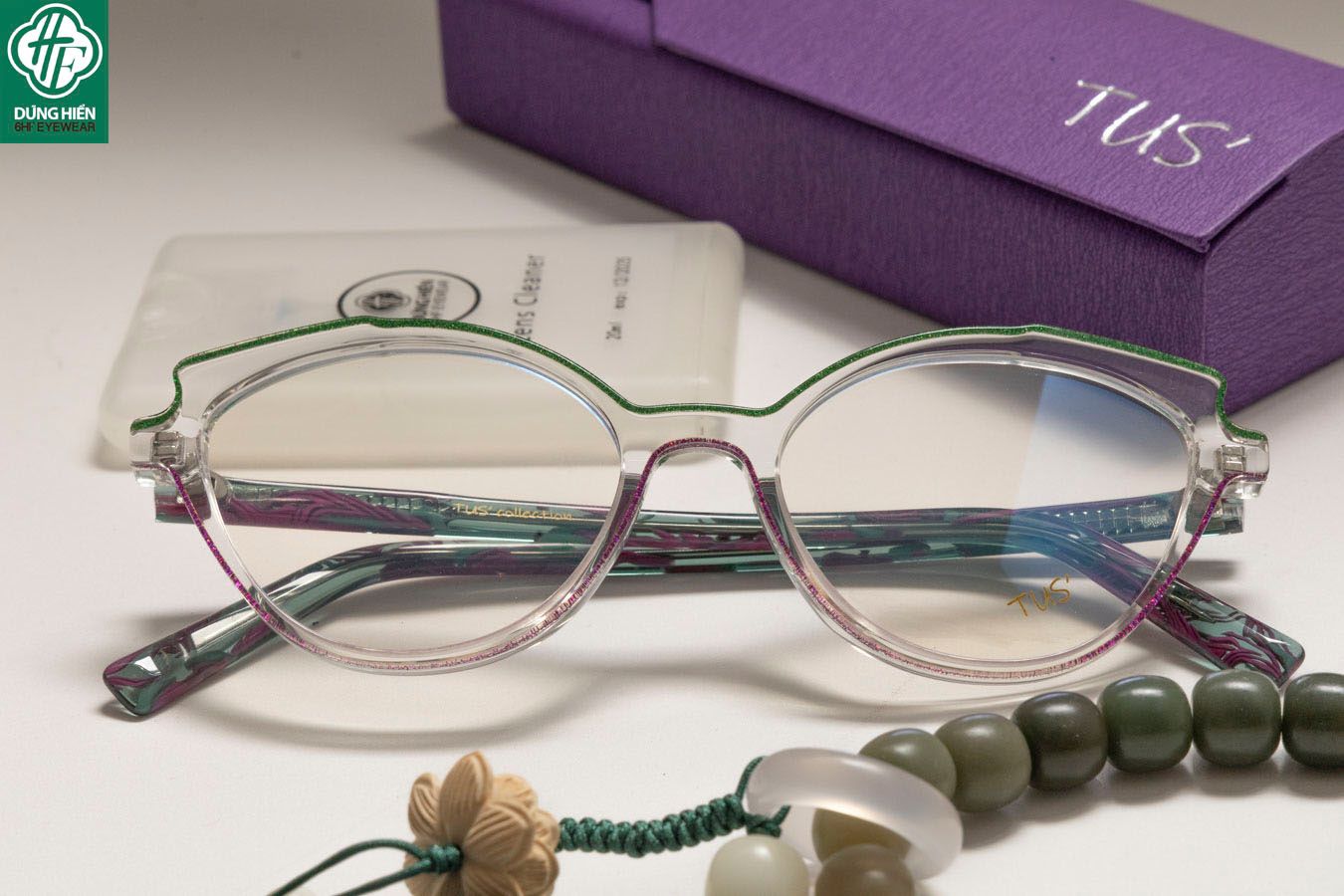  HPT 052 # TUS' :Gọng nhựa Acetate frames Độ Lạ - Unique Mini 