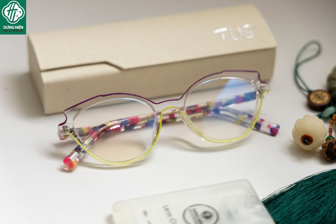  HPT 052 # TUS' :Gọng nhựa Acetate frames Độ Lạ - Unique Mini 