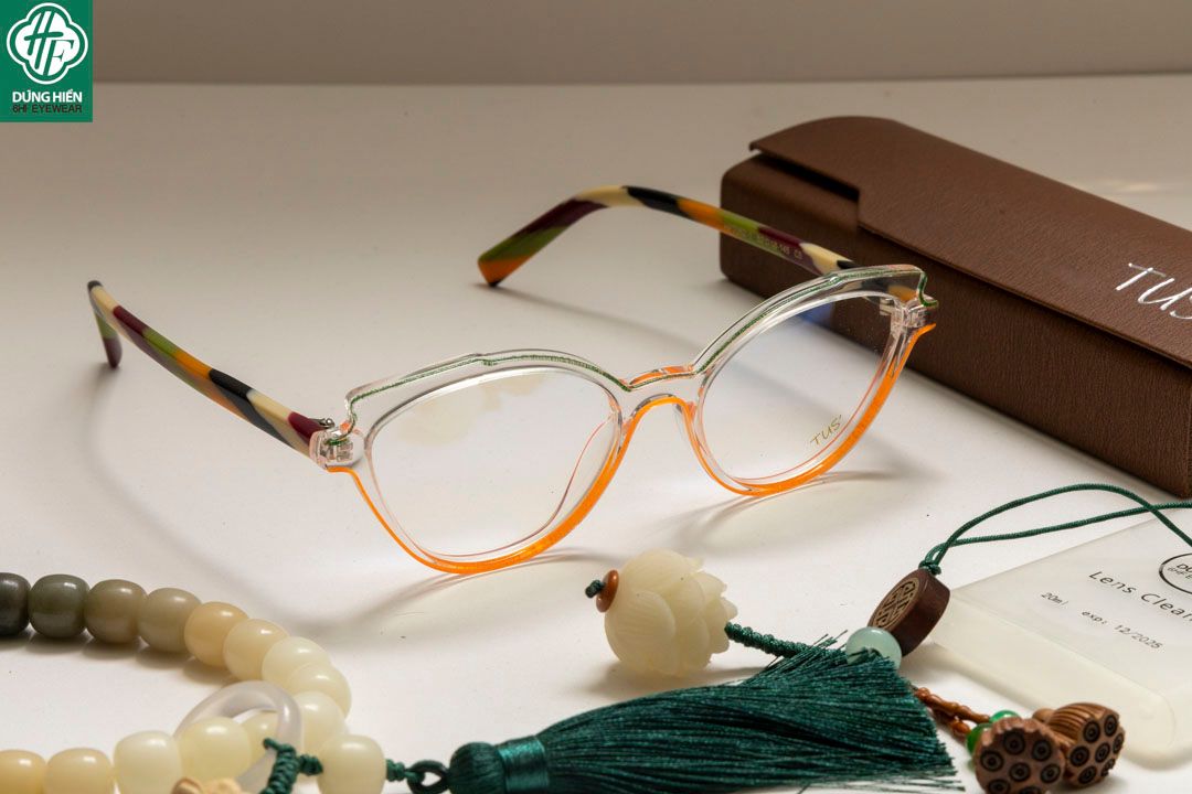  HPT 052 # TUS' :Gọng nhựa Acetate frames Độ Lạ - Unique Mini 