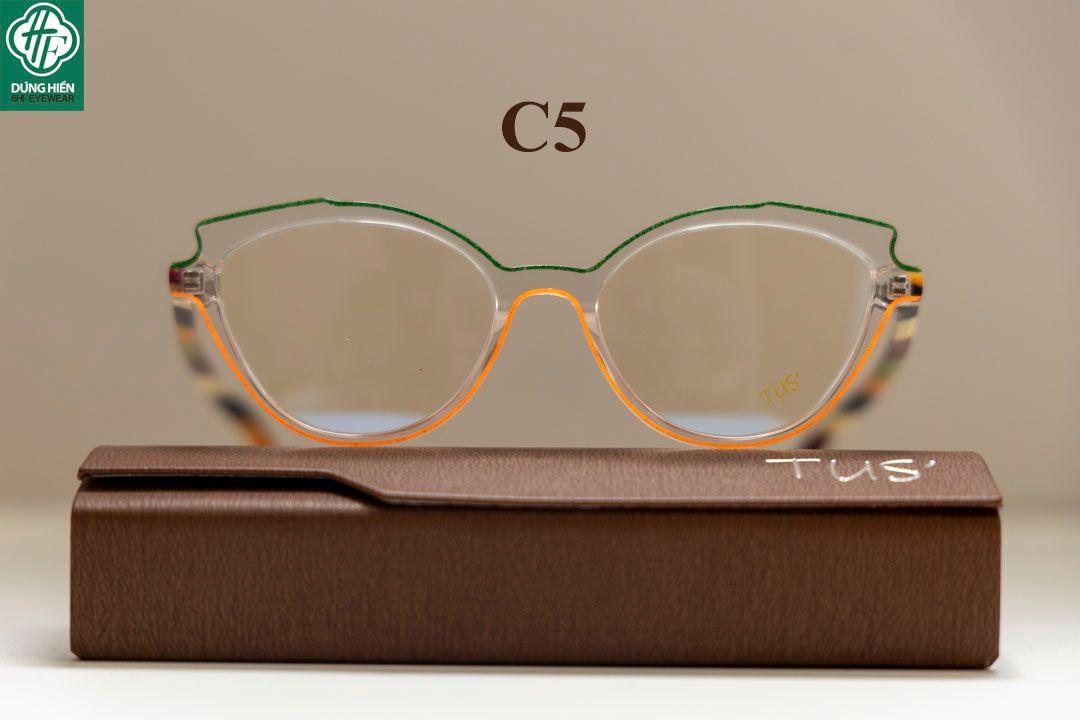  HPT 052 # TUS' :Gọng nhựa Acetate frames Độ Lạ - Unique Mini 