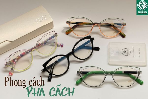  HPT 052 # TUS' :Gọng nhựa Acetate frames Độ Lạ - Unique Mini 