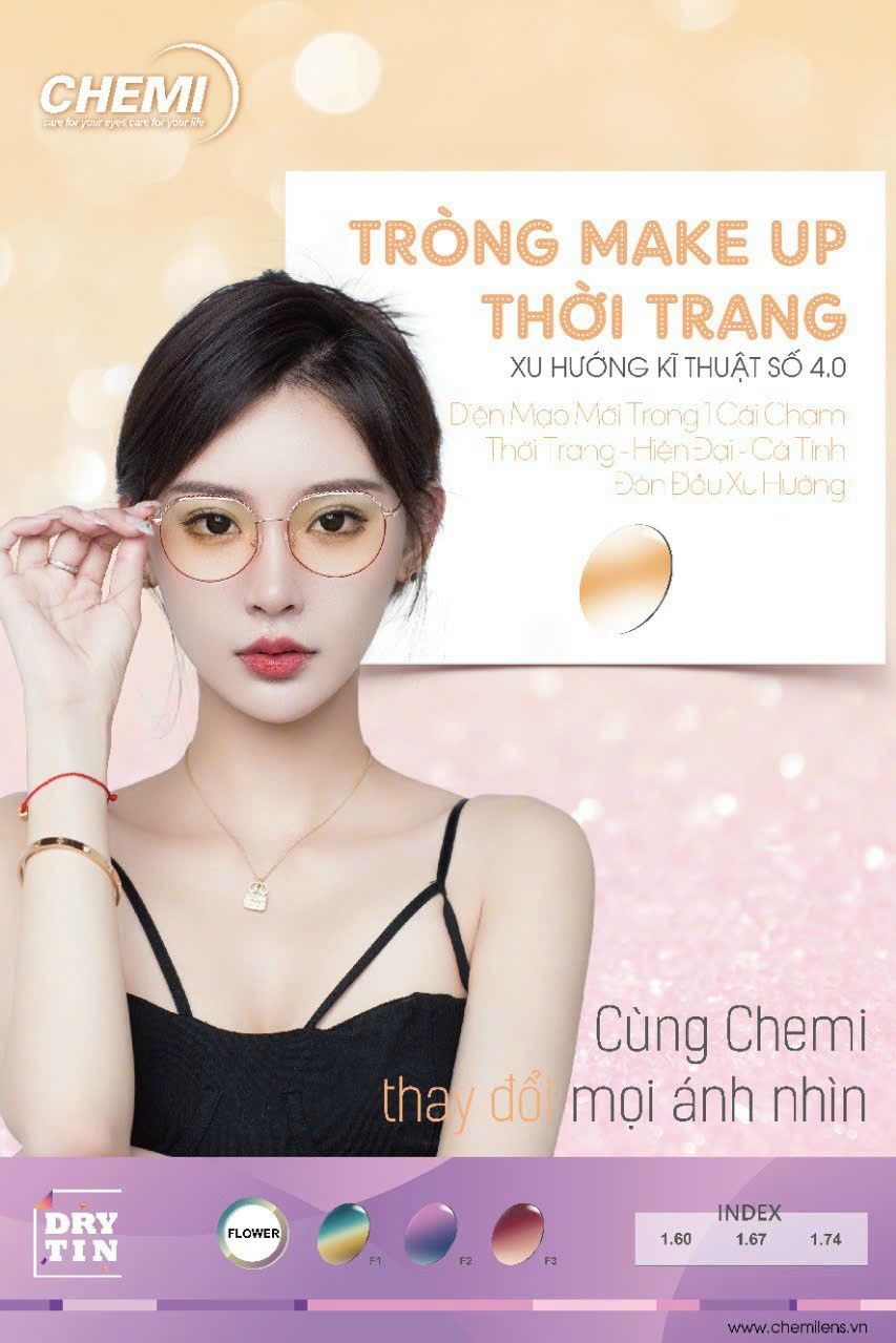  Tròng Chemi U6 Ánh Sáng Xanh { đơn tròng -single vision lens} 