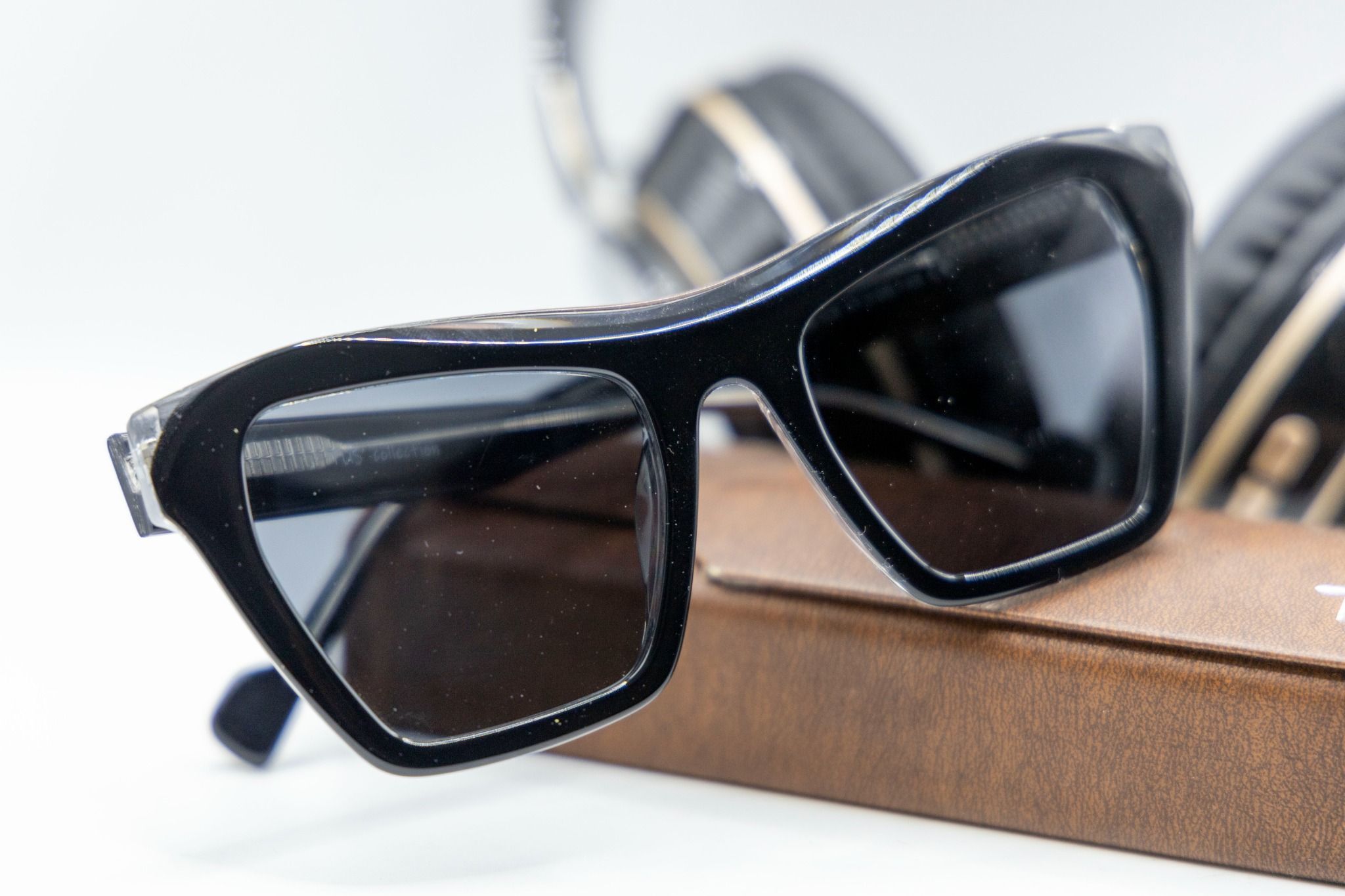  FG 1455 TUS Kính mát phân cực  Polarized Sunglasses -acetate frame ( cateye mắt mèo) 