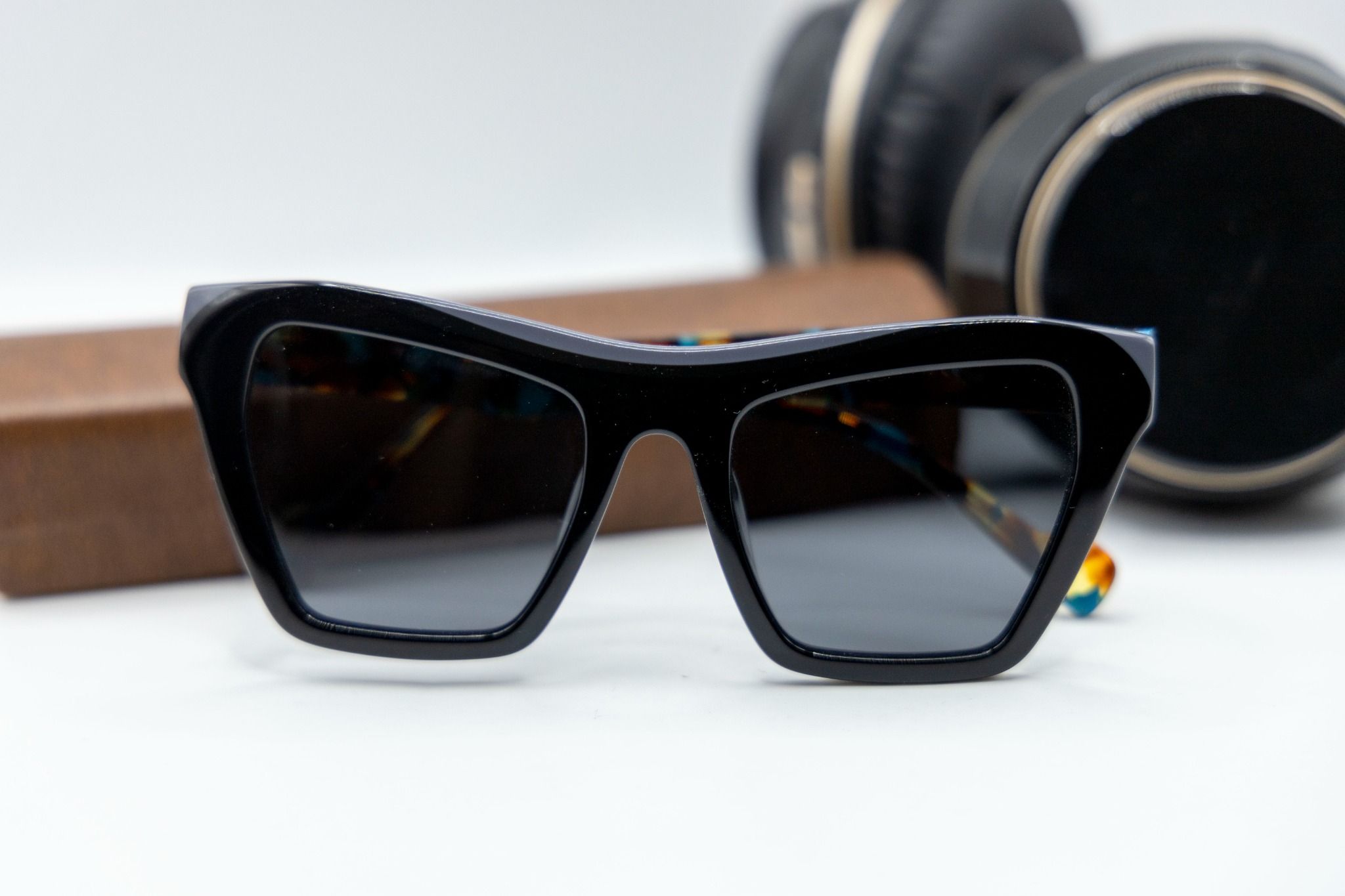  FG 1455 TUS Kính mát phân cực  Polarized Sunglasses -acetate frame ( cateye mắt mèo) 