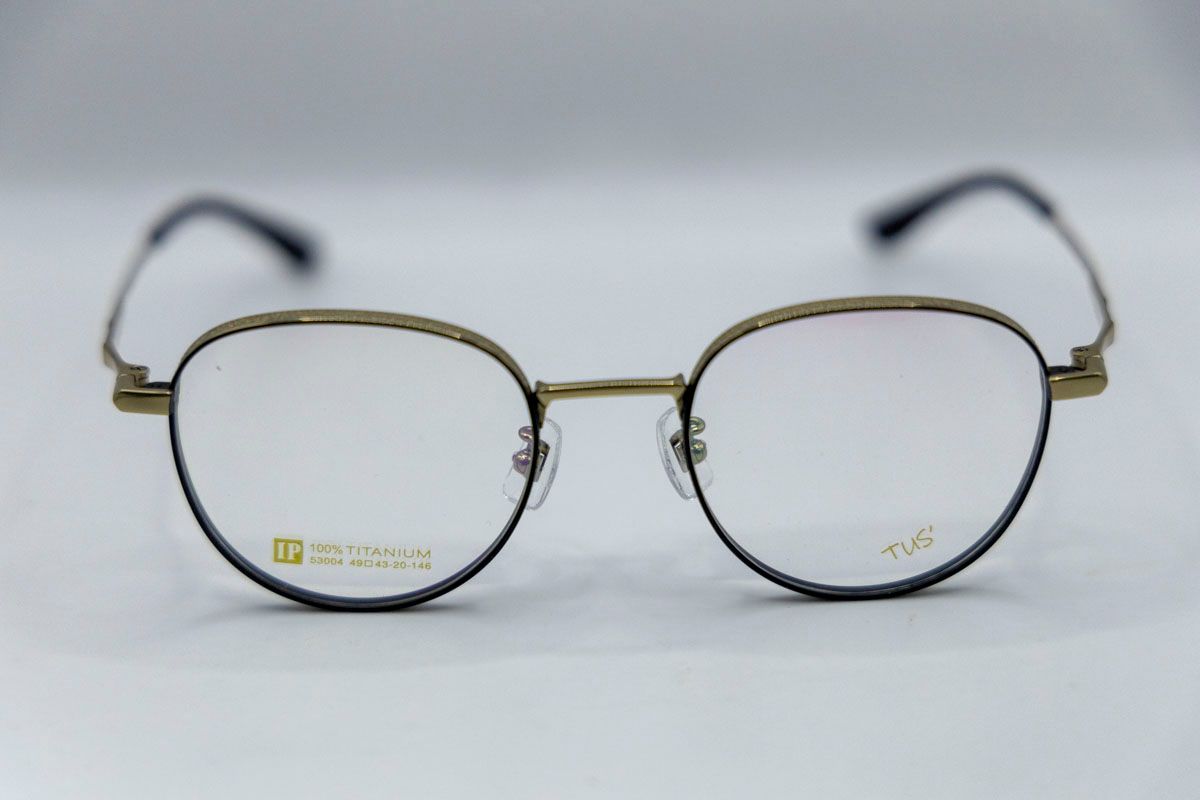 # 53004 Gọng xi titanium 100%   ( round) tròn ovan 