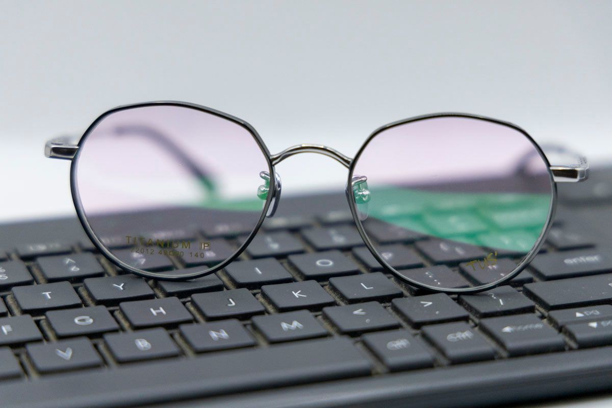  22012 Gọng xi 100% titanium dáng bán tròn (half round) 