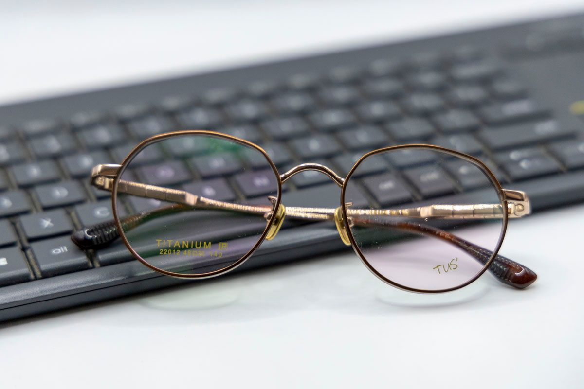  22012 Gọng xi 100% titanium dáng bán tròn (half round) 