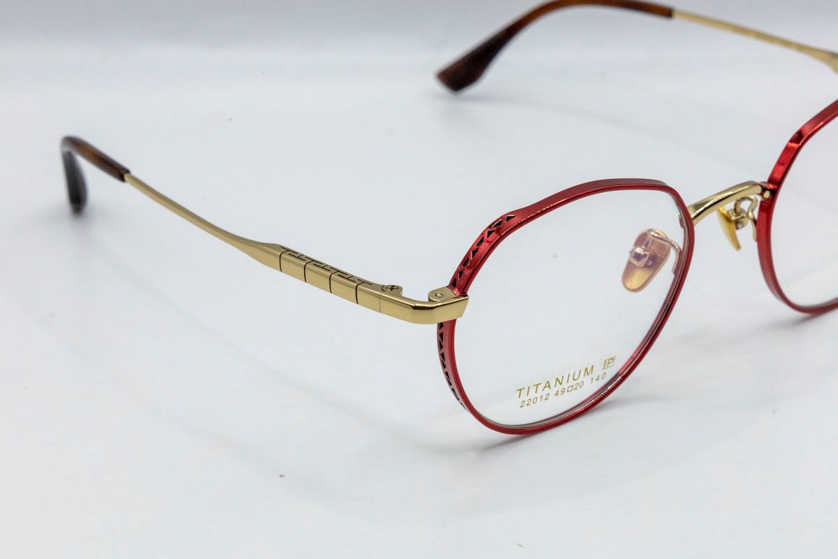  22012 Gọng xi 100% titanium dáng bán tròn (half round) 