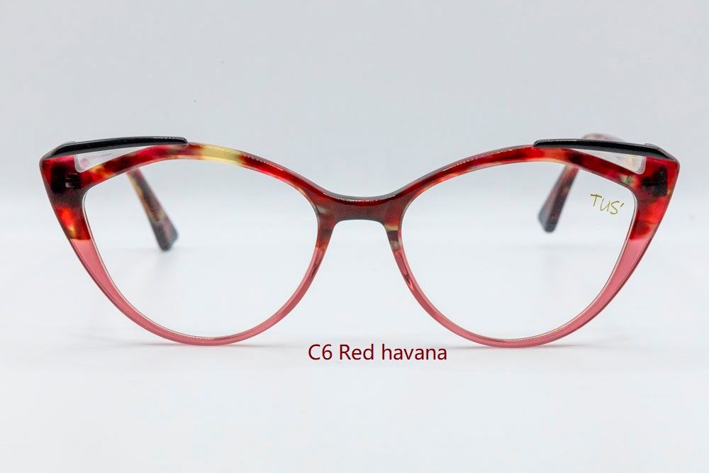  Gọng Nhựa Tus Mắt Mèo VHE 906 _Cat Eye Acetate Frames 