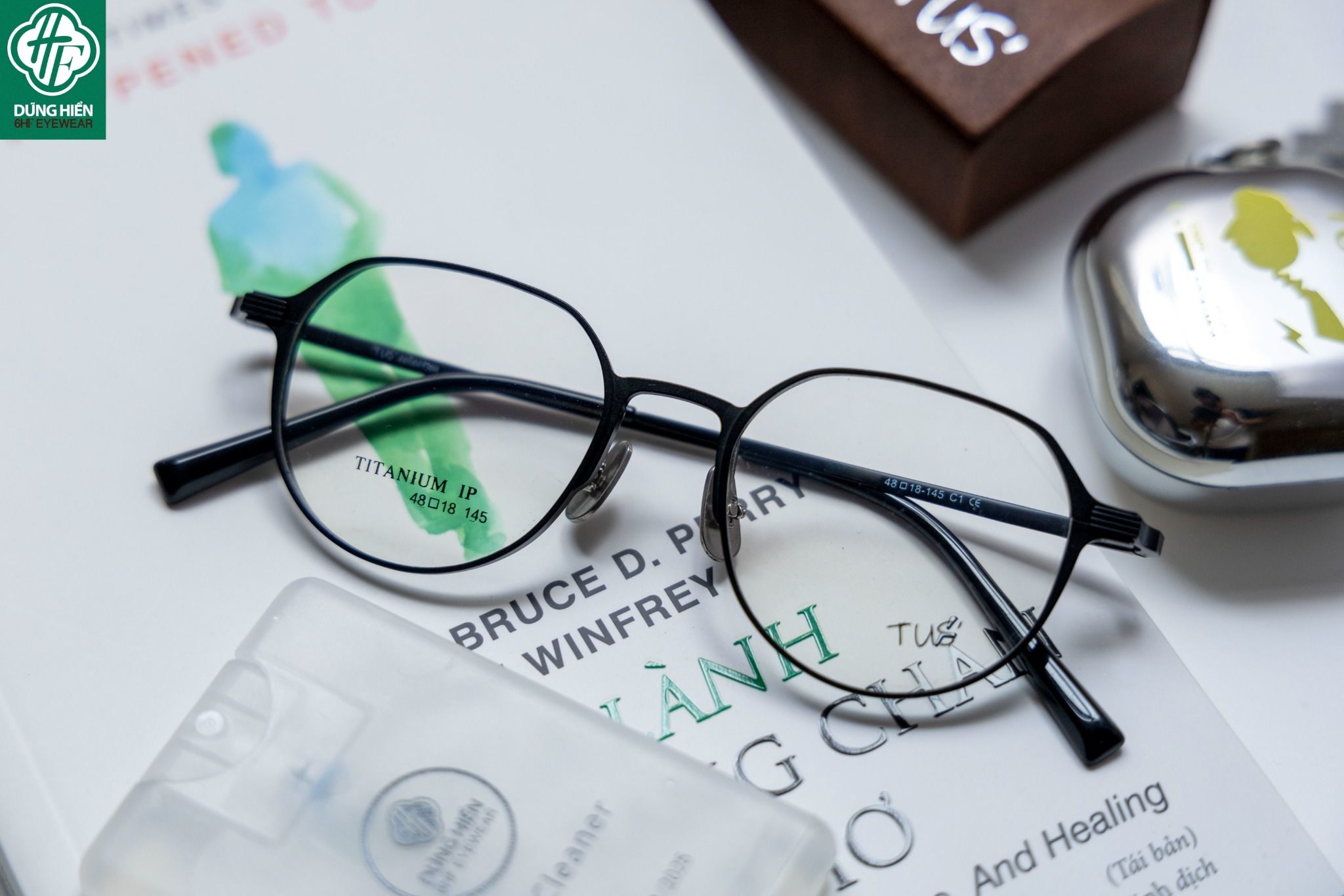  KBT 98T13 #Gọng Nhôm Titanium Aluminum Eyeglasses 