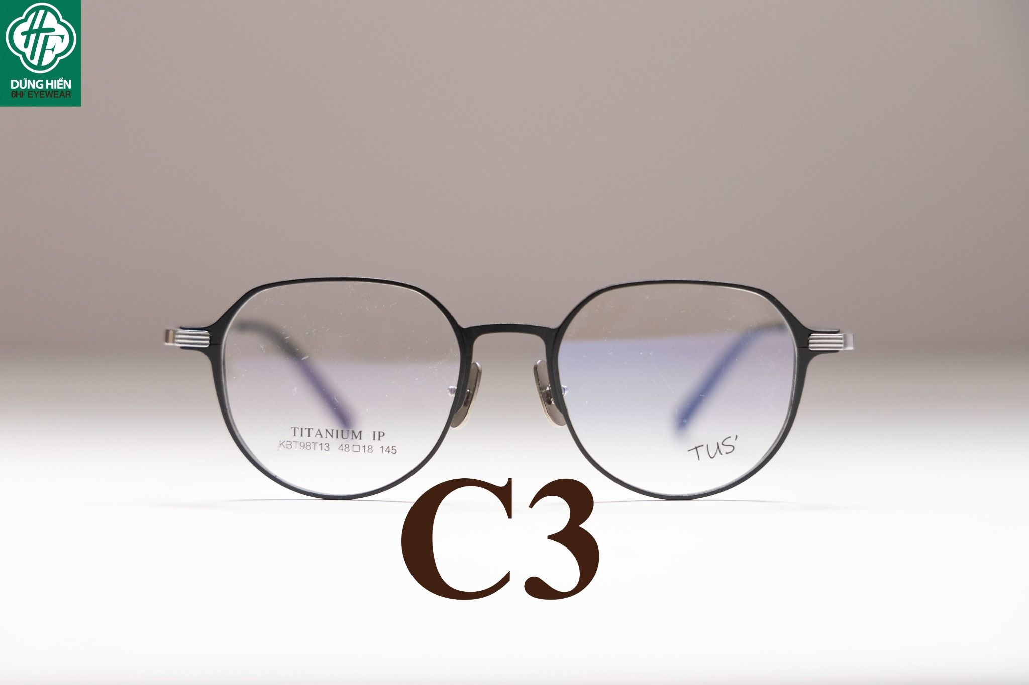  KBT 98T13 #Gọng Nhôm Titanium Aluminum Eyeglasses 