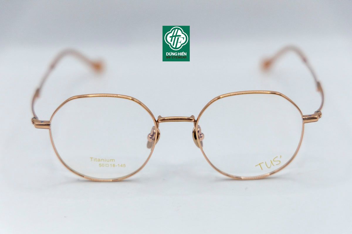  Gọng Titanium L 15077 #kiểu dáng nửa tròn 