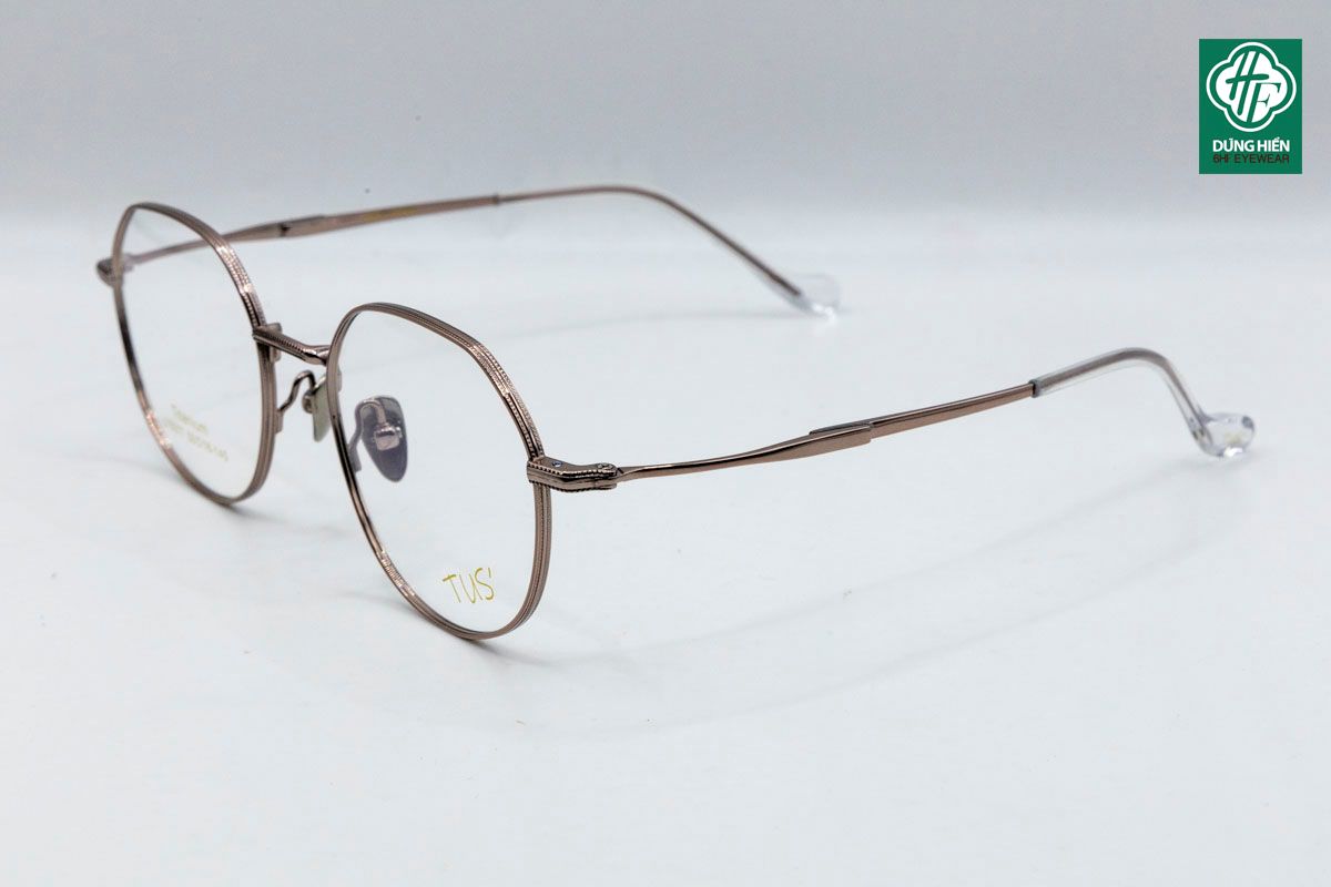  Gọng Titanium L 15077 #kiểu dáng nửa tròn 