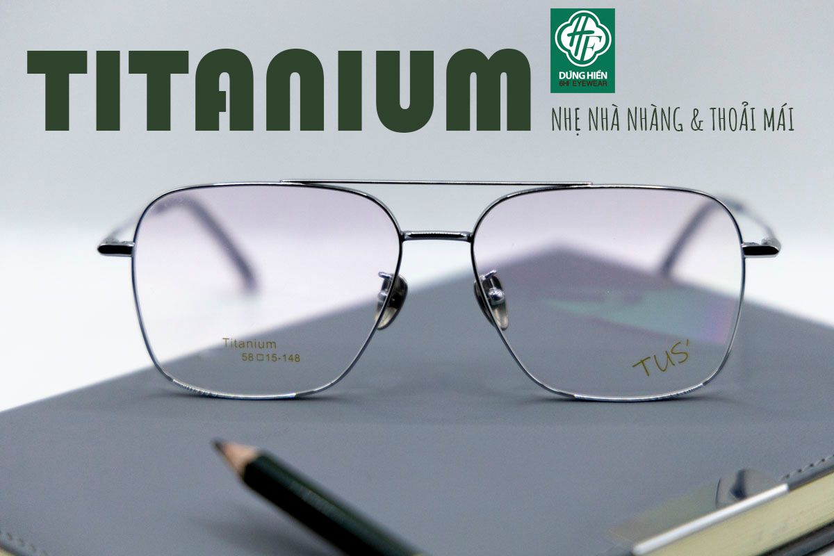  L 15092 # Gọng xi Titanium optical Frame 