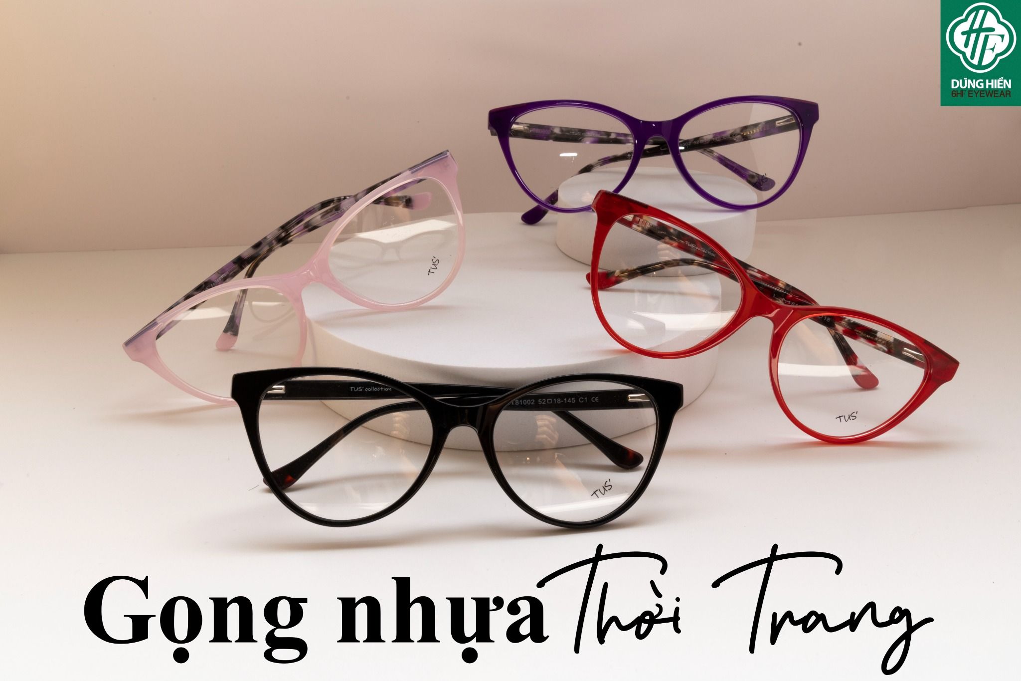 LM 81002 # Gọng nhựa mắt mèo  Bio-Acetate cateye frame 