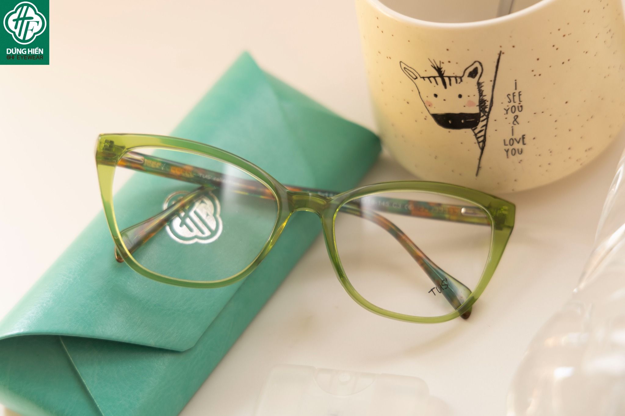  LM 81009 # Gọng nhựa mắt mèo Bio-Acetate cateye frame 