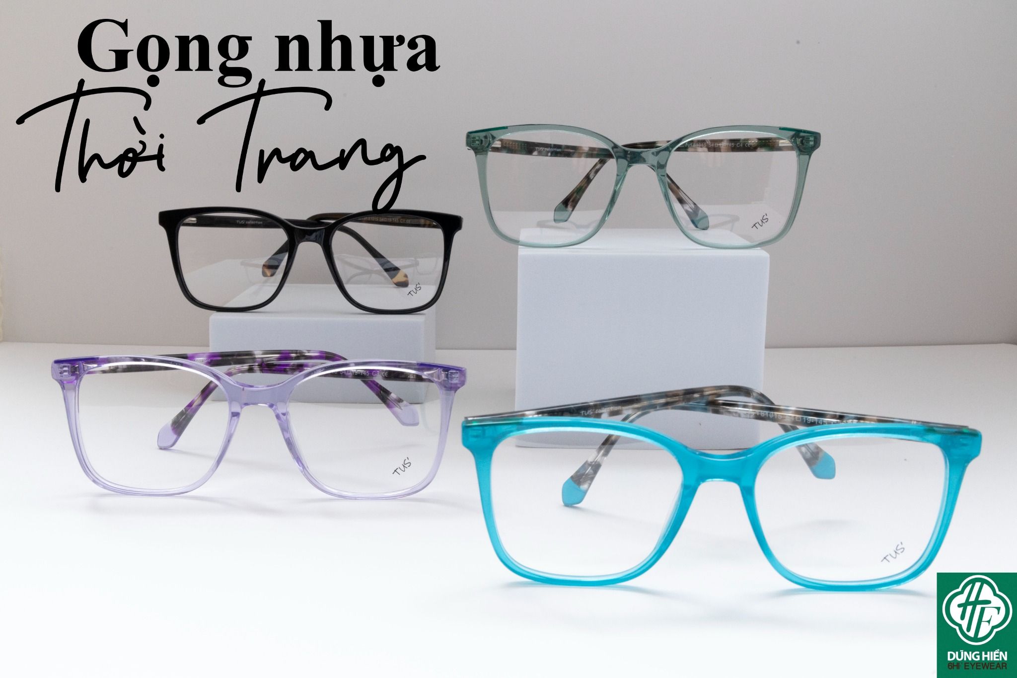  LM 81015 # Gọng nhựa vuông  Bio-Acetate square frame 