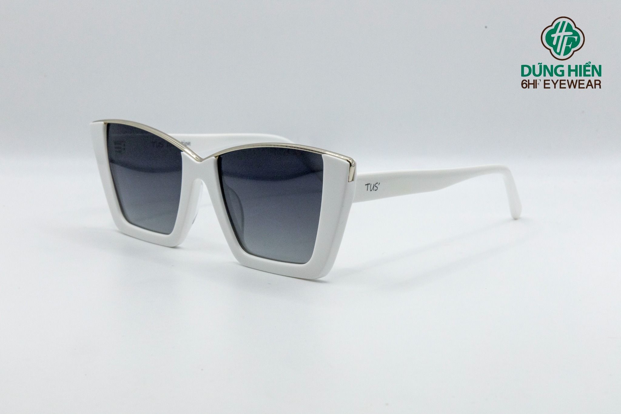  MB 1243 #TUS'  Mát phân cực -acetate  mắt mèo cateye Polarized Sunglasses 