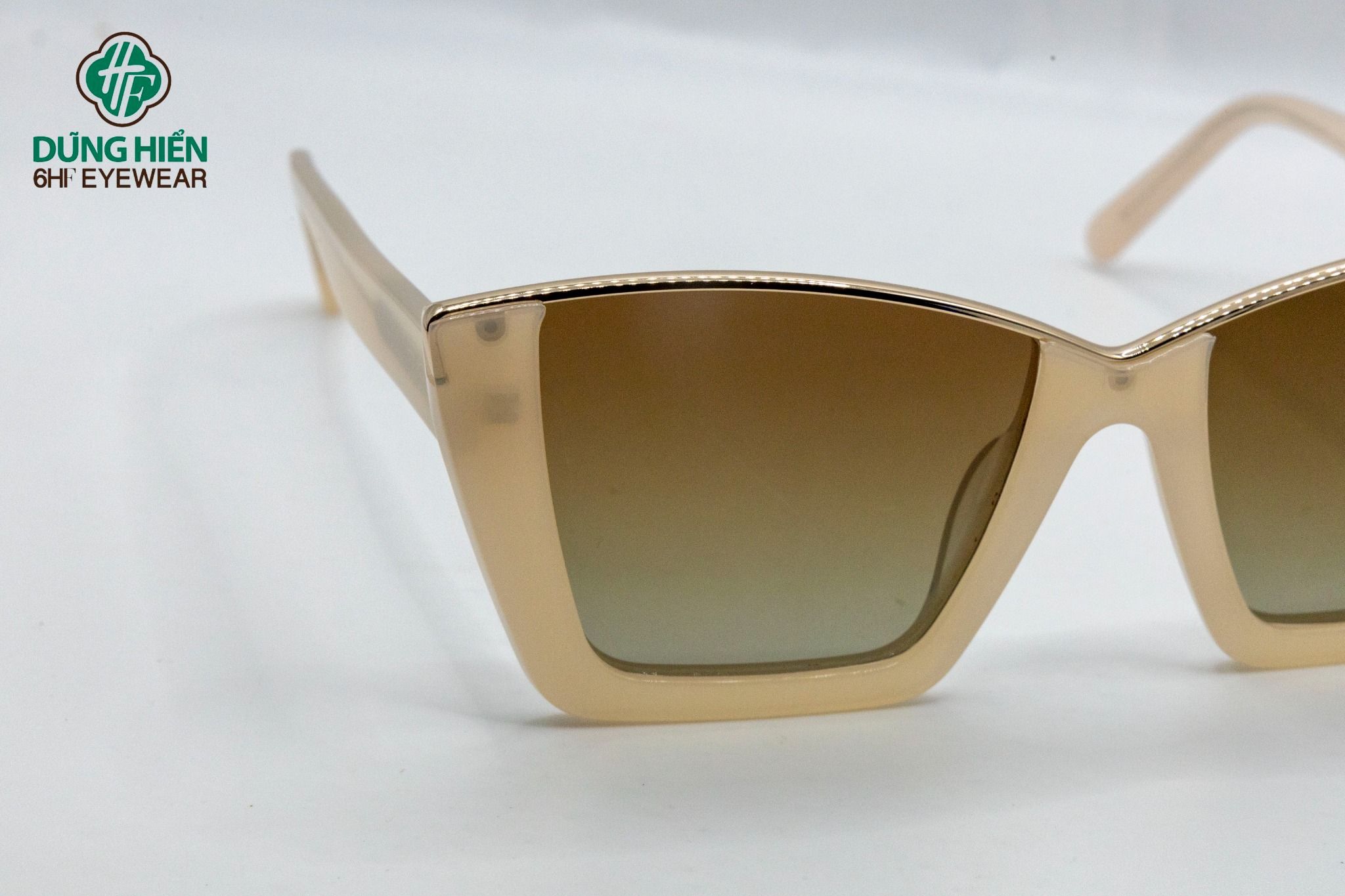  MB 1243 #TUS'  Mát phân cực -acetate  mắt mèo cateye Polarized Sunglasses 