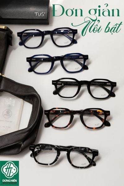 NSV 5025 # Gọng TUS' nhựa Acetate Eyeglasses· 