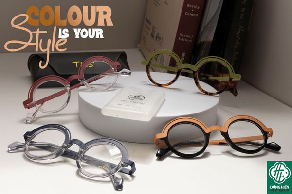  Style-22206 #Gọng TUS'  Acetate+titanium Eyewear:  Độ Lạ - Unique Mini 