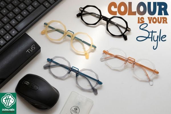  Style- 22209  #Gọng TUS'  Acetate+titanium Eyewear:  Độ Lạ - Unique Mini 