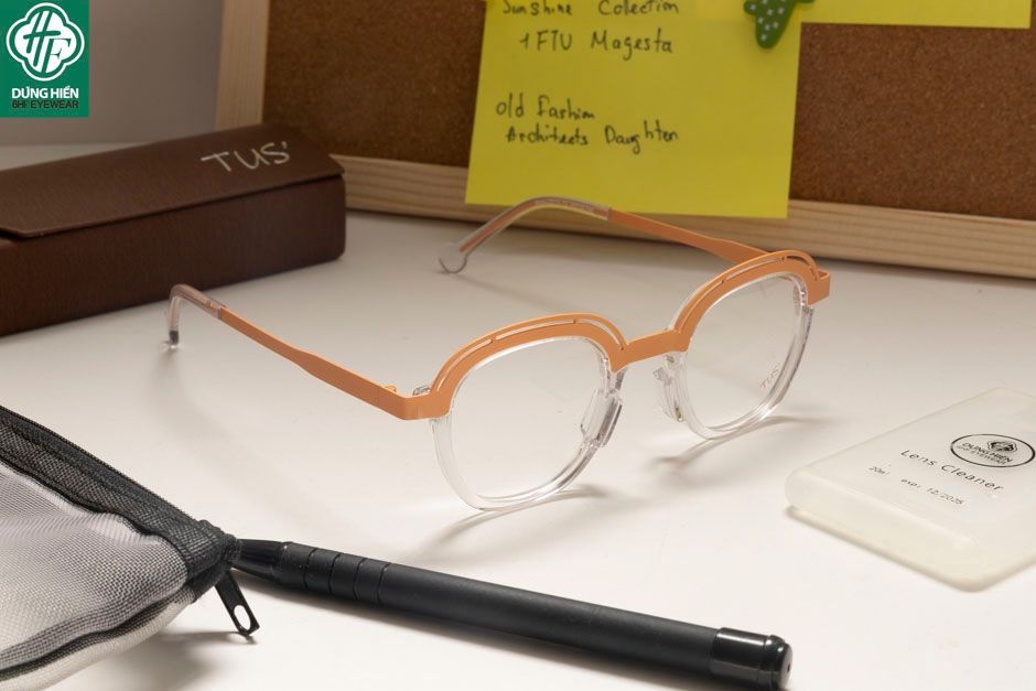  Style- 22212 #Gọng TUS'  Acetate+titanium Eyewear:  Độ Lạ - Unique 