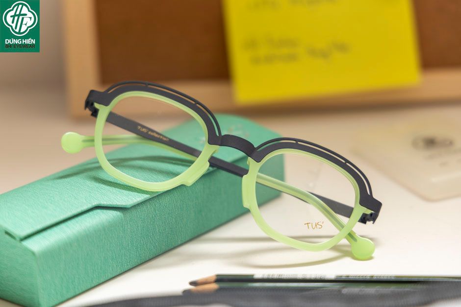  Style- 22212 #Gọng TUS'  Acetate+titanium Eyewear:  Độ Lạ - Unique 