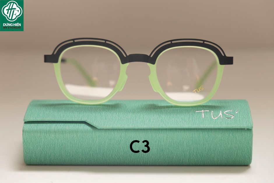  Style- 22212 #Gọng TUS'  Acetate+titanium Eyewear:  Độ Lạ - Unique 