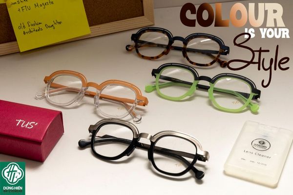  Style- 22212 #Gọng TUS'  Acetate+titanium Eyewear:  Độ Lạ - Unique 