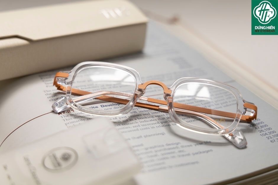  Style 22215 # Gọng Acetate+ β-Titanium Eyewear - {mini} 