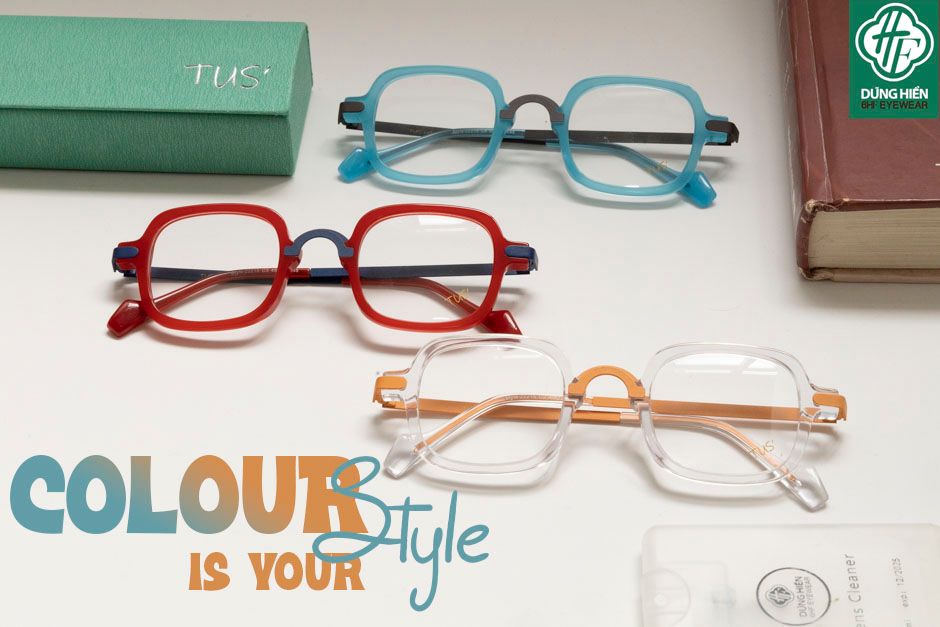  Style 22215 # Gọng Acetate+ β-Titanium Eyewear - {mini} 