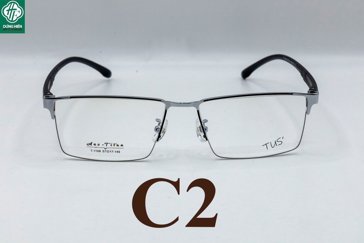  T 1108 Gọng kính hợp kim nhẹ -Aus- Titan 
