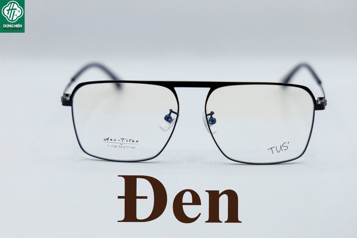  T 1158 Gọng kính hợp kim nhẹ -Aus-Titanium 